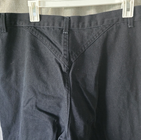 Ozark Mountain Jeans Womens (32x31) Tall Bareback High Rise Black 90s VTG Rodeo - Picture 6 of 10